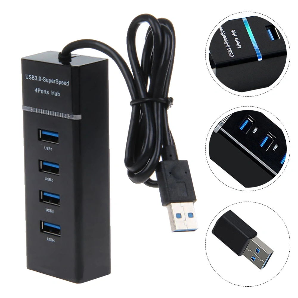 1pc Multifunction Hub 4 Port Adapter Portable Splitter USB Hub Equipment