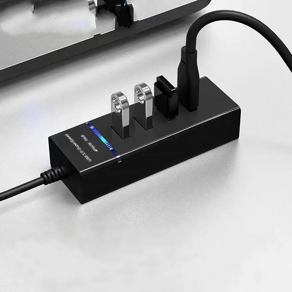 1pc Multifunction Hub 4 Port Adapter Portable Splitter USB Hub Equipment