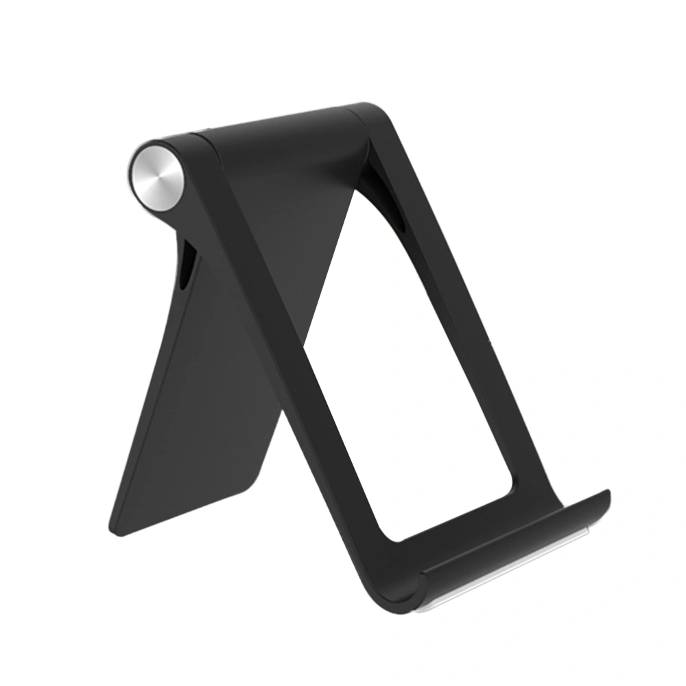 Creative 360° Adjustable Flat Stand Holder Folding Portable Phone Pad Holder for Phone Tablet (Black)