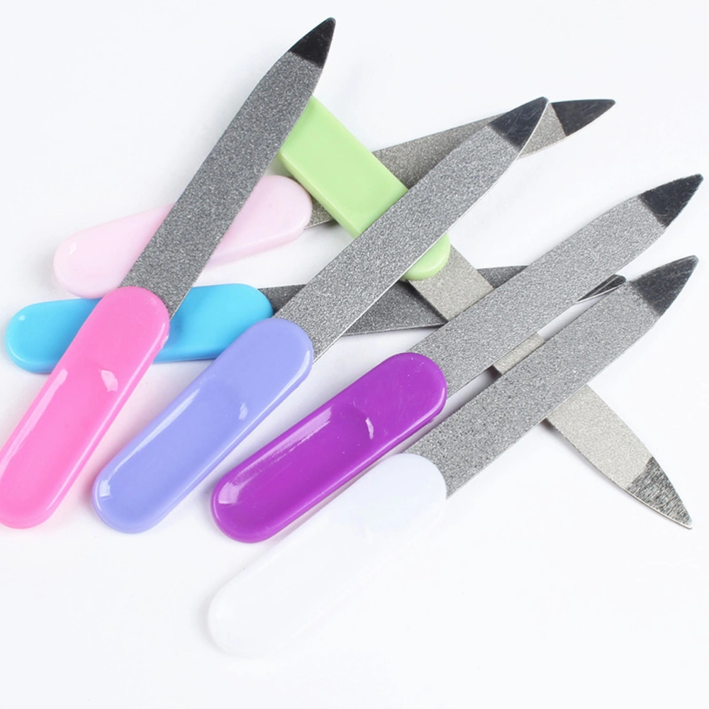 Nail File for Pretty Metalic Stainless Steel Cuticle Lime Professional Tool Files