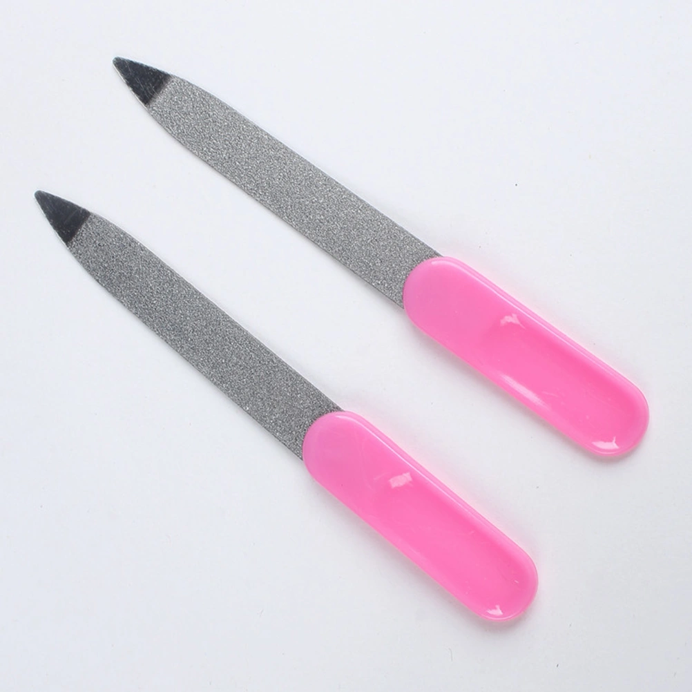 Nail File for Pretty Metalic Stainless Steel Cuticle Lime Professional Tool Files