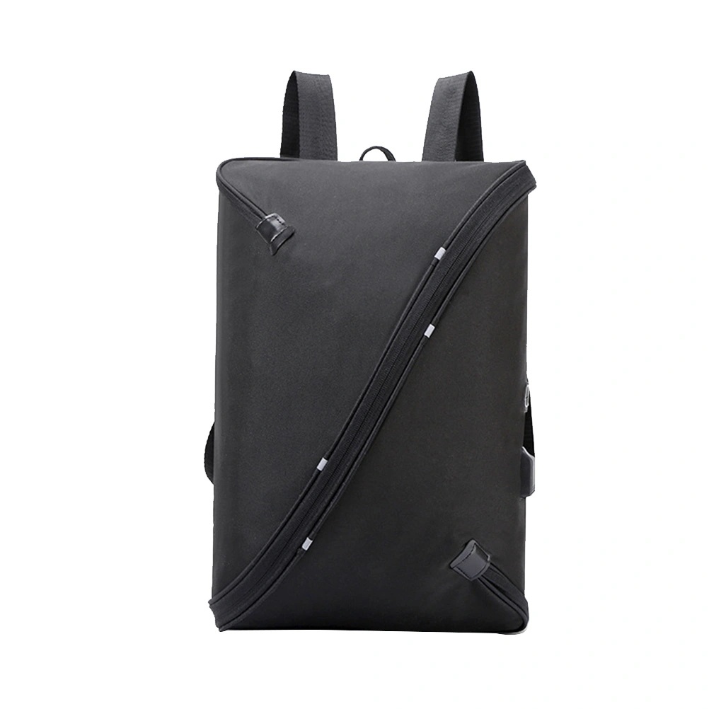 Anti-theft USB Charging Backpack Computer Backpack Large Capacity Casual Fashion Daypack Travel Business College School Backpack (Black)