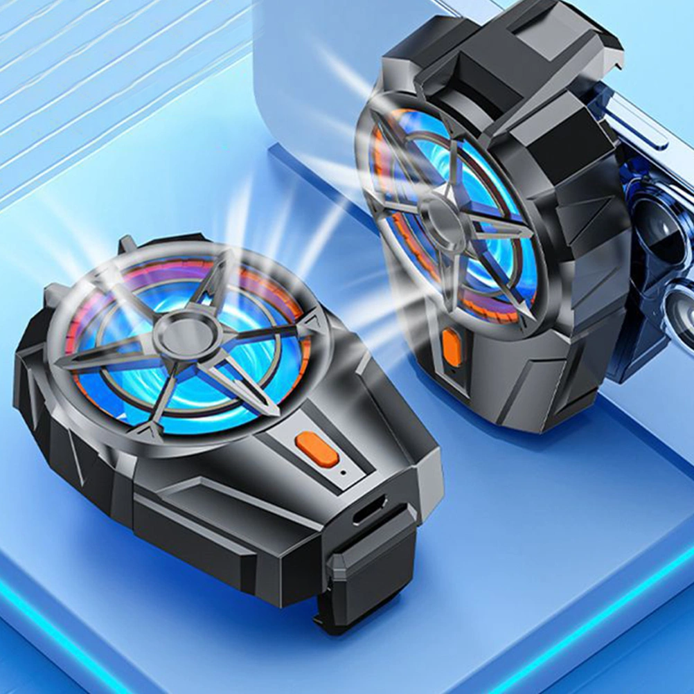 Smartphone Cooler Fan Cooling Silent Cellphone Cooler Cellphone Radiator Phone Accessory with Cable