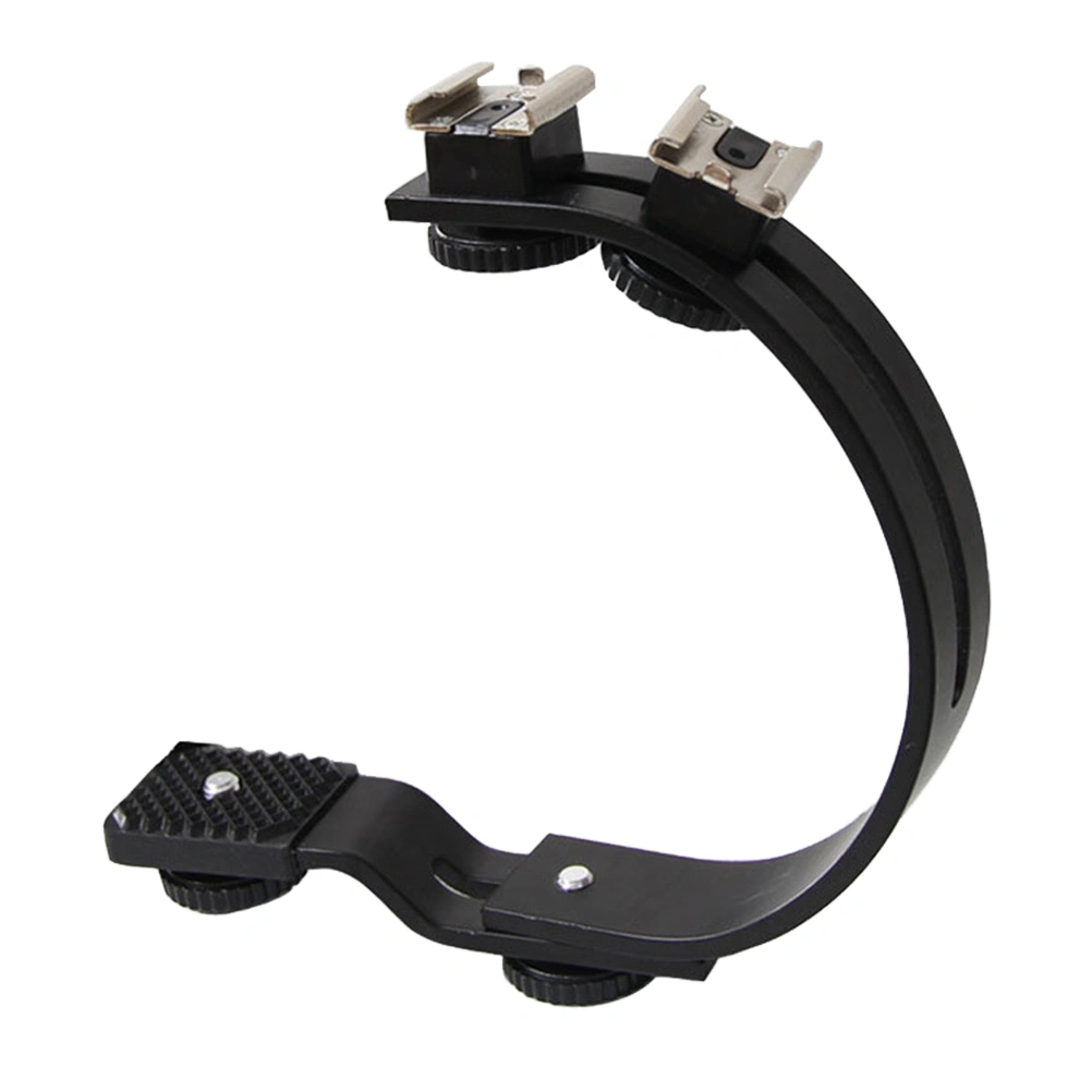 Multi-angle Light Supply C-shaped Flash Metal Bracket For Photography DSLR Camera