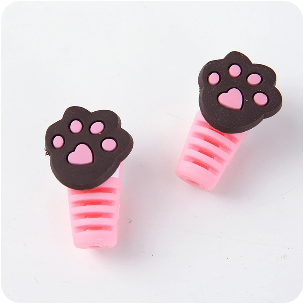 10 Pcs Charger Cable Saver Cartoon Micro USB Protector Charging Cable Saver for Cell Phones Computers Chargers Laptops (Random Pattern)