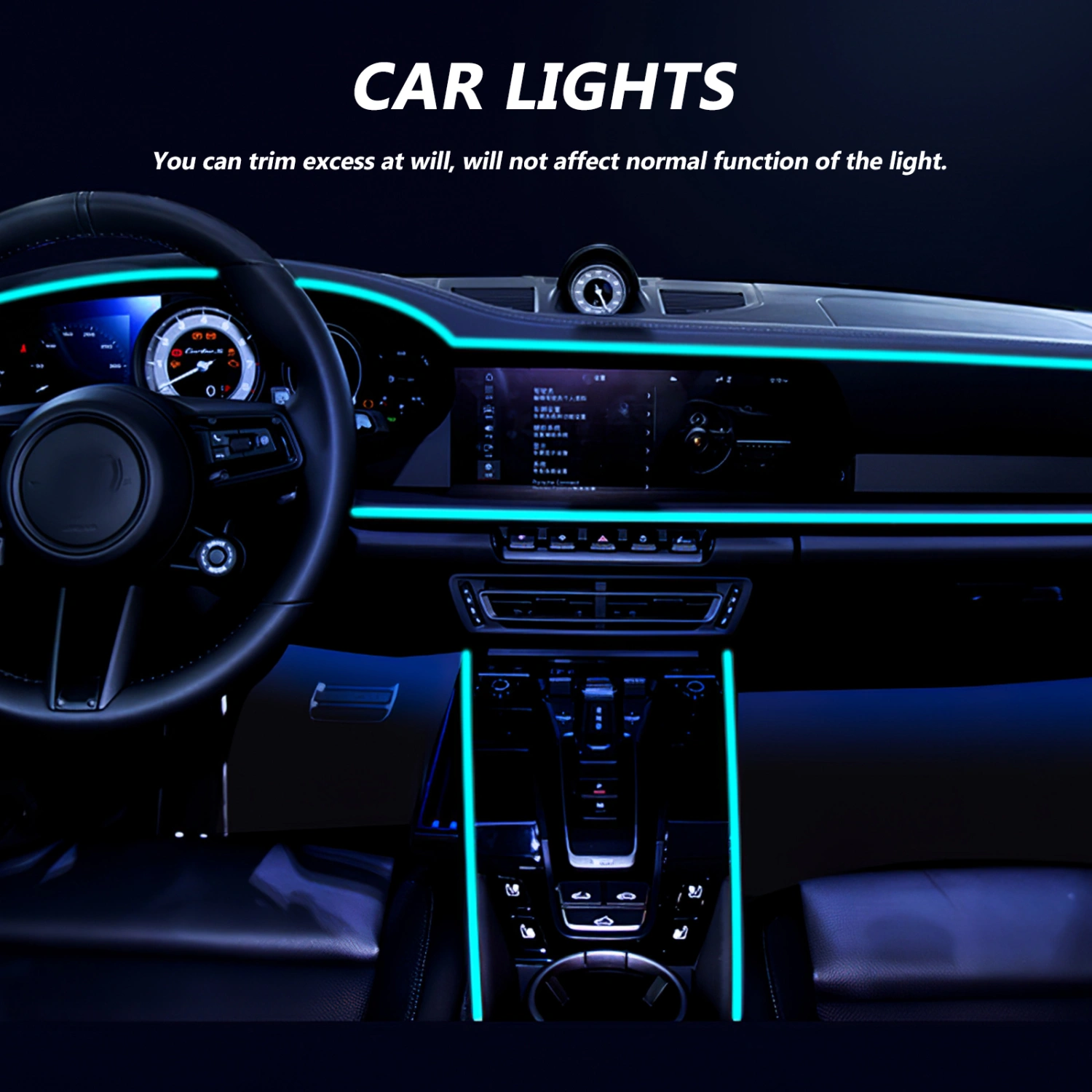 Car Led Light Ambient Lighting Car Interior Lighting Car Decoration Accessory
