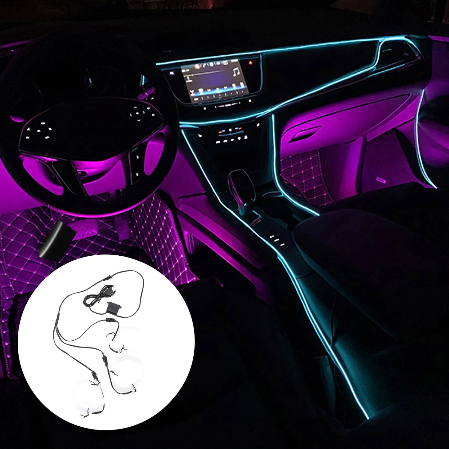 Car Led Light Ambient Lighting Car Interior Lighting Car Decoration Accessory