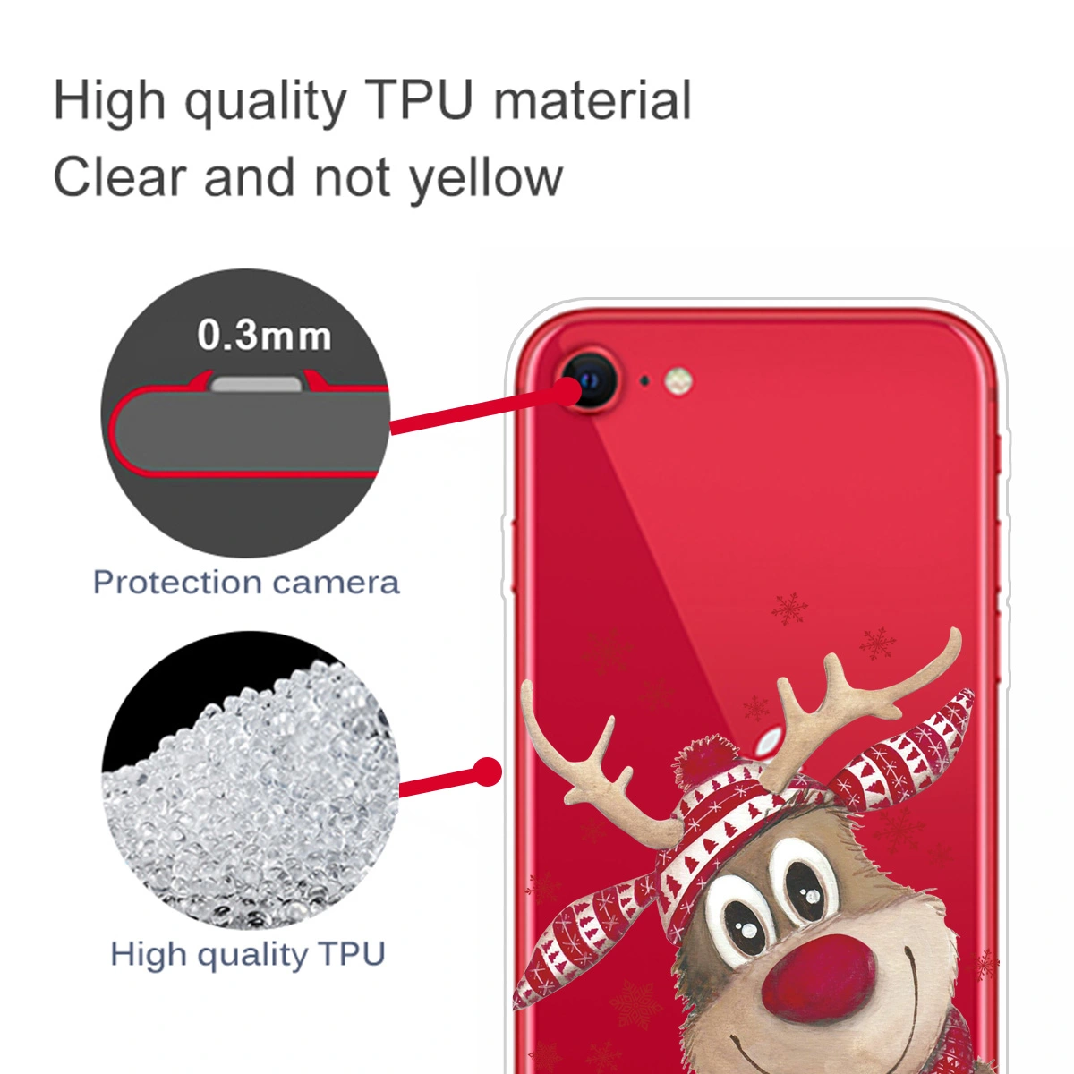 Mobile Phone Cover Phone Shell Phone Case Compatible for Apple iPhone 7/8/SE