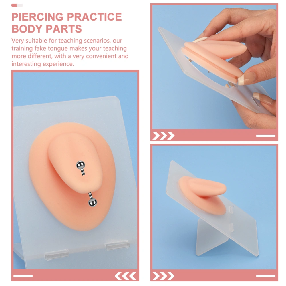 Tongue Model Silicone Body Part Piercing Body Part Piercing Tongue Piercing Tongue Model