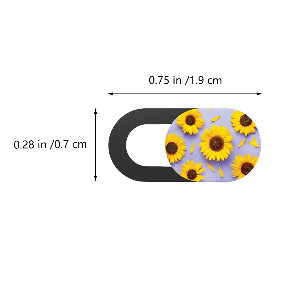 3pcs Computer Privacy Camera Cover Laptop Webcam Lid Lens Sunflower Cover
