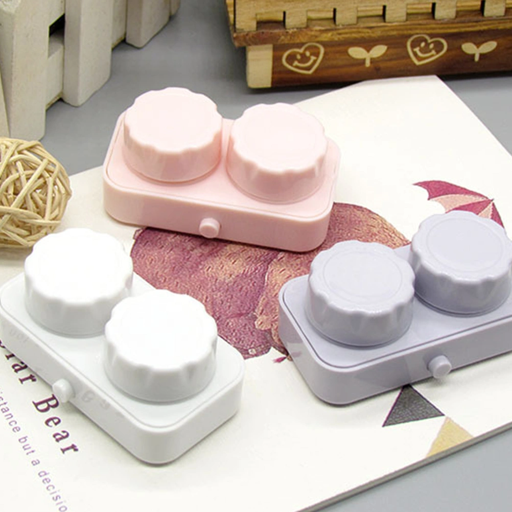 Electric Lenses Cleaning Case Lenses Container Lenses Cleaner without Battery White