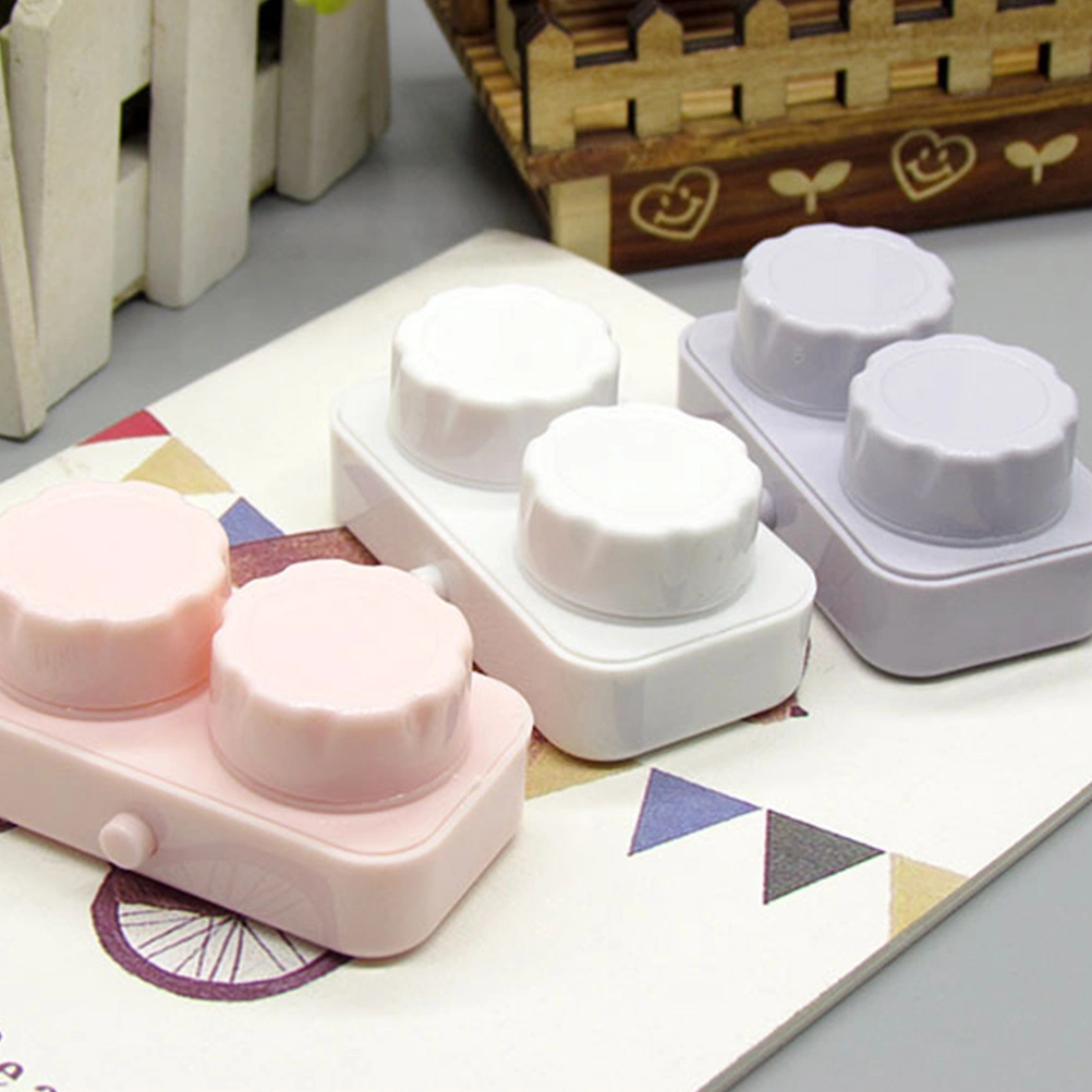 Electric Lenses Cleaning Case Lenses Container Lenses Cleaner without Battery White