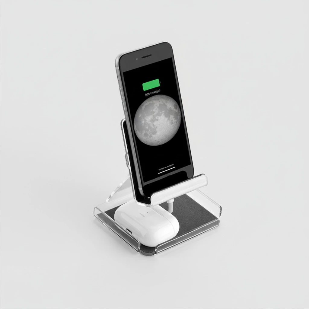 Universal Desk Cell Phone Stand Holder Acrylic Phone Dock Cradle Recharge Holder