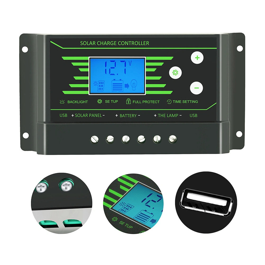 Z30A 30A Solar Charge Controller Generator for Home Solar Panel Battery Intelligent Regulator