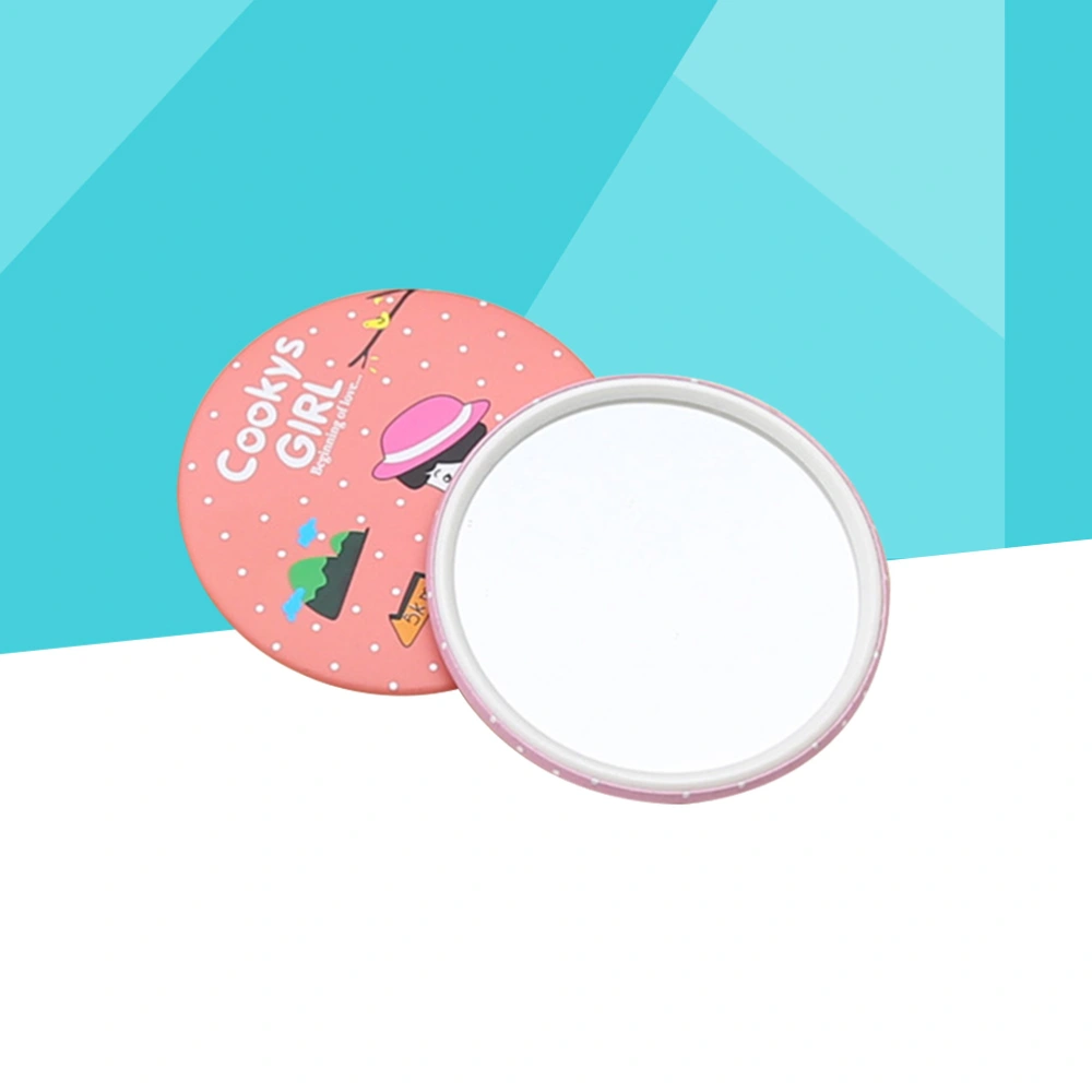 Mini Pocket Compact Portable Mirror Round Mirror Looking Glass Makeup Tools