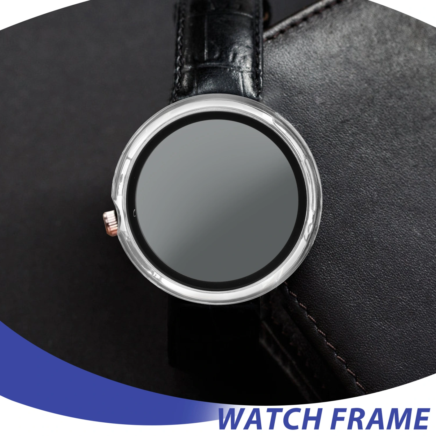 Watch Shell All-around Full Coverage Watch Bumper with Screen Protector Compatible with Pixel Watch