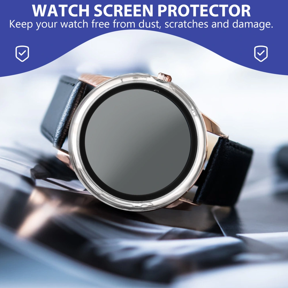 Watch Shell All-around Full Coverage Watch Bumper with Screen Protector Compatible with Pixel Watch