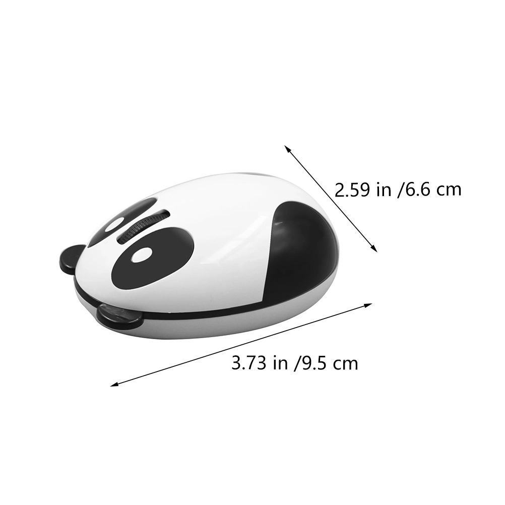 1Pc Ergonomic Wireless Mouse USB Mute Gaming Mouse Office Home Cartoon Mouse
