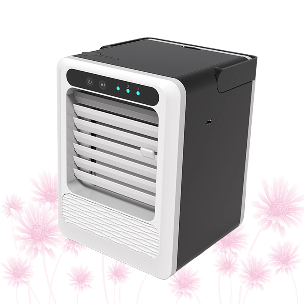 1pc USB Air Cooler Fan Portable Mini Air Conditioner Fan Desktop Air Cooling Fan Air Cooler Fan for Home Dorm