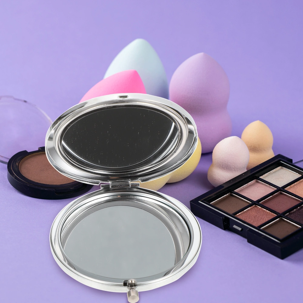 Compact Mirror Pocket Mirror Makeup Mini Mirror Round Small Pocket Mirror for Women