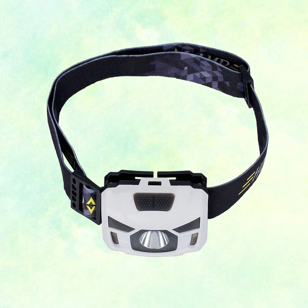 LED Rechargeable Headlamp Flashlight Rotatable Super Bright Head Torch USB Charging Head Lamp For for Outdoor Running Camping Hiking Walking (White)