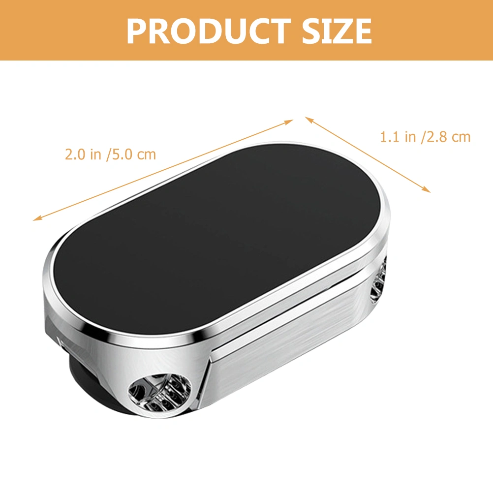 Magnetic Phone Holder For Car Rotatable Alloy Folding Magnetic Car Phone Holder