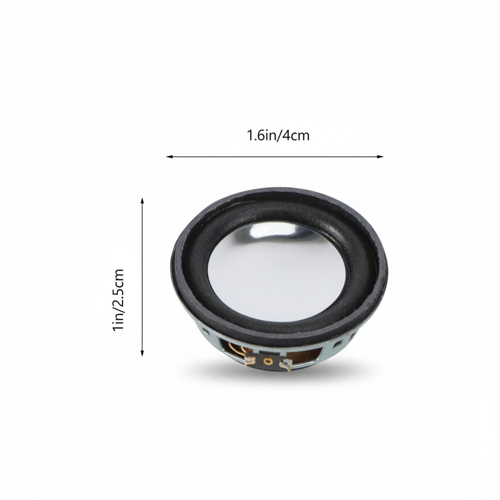 2 Pcs Internal Magnet Audio Speaker Within The Magnetic Ultra Loudspeaker Amplifier (3W 4Ohm)