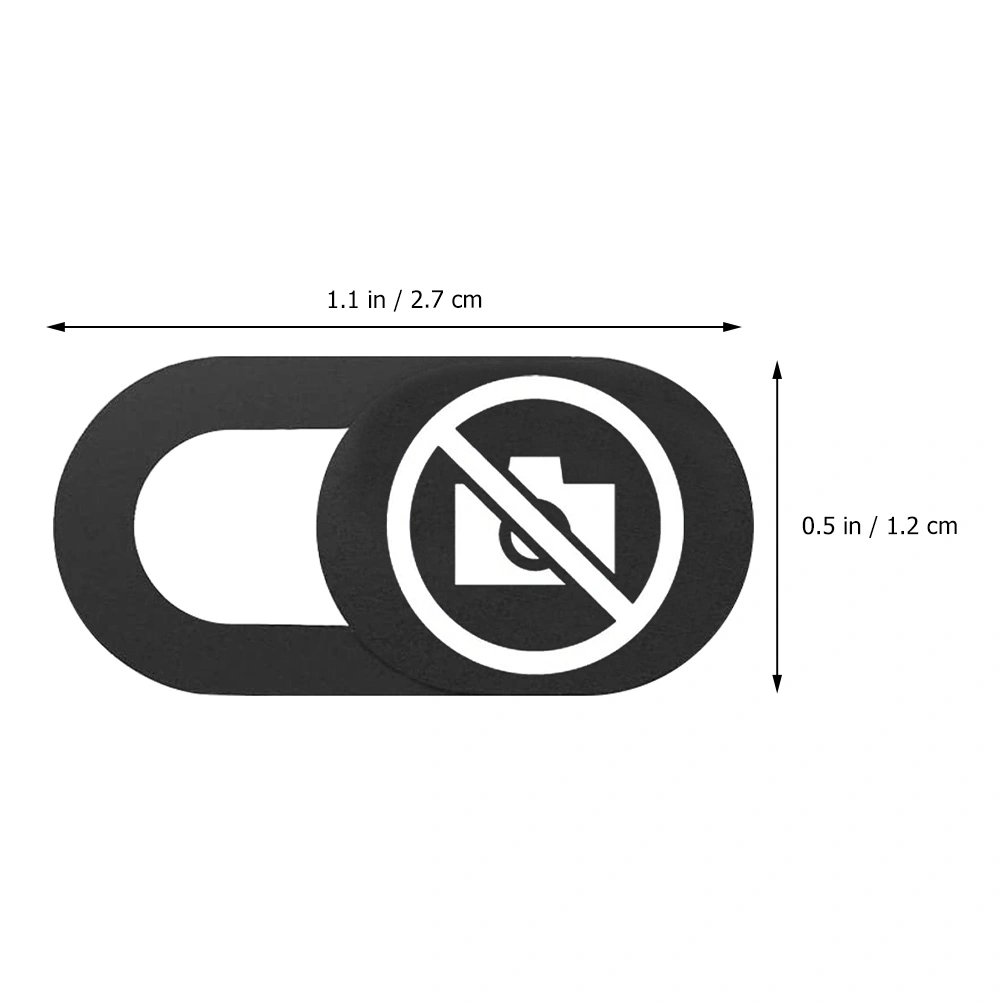 3PCS Camera Cover Slide Blocker No Photo Pattern Slim Webcam Cover Sticker