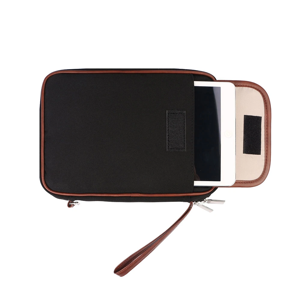 USB Multifunction Digital Accessories Storage Case Portable USB Cable Storage Bag for Trip Business Trip Black
