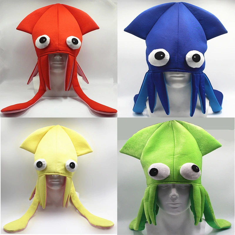 Kids Party Hat Prop Costume Accessory Cartoon Hat Adorable Cartoon Octopus Hat Party Favor