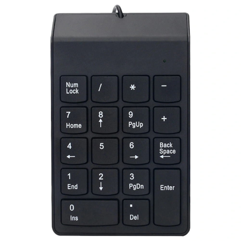 USB Digital Keyboard 18 Key Universal Keyboard Practical Numeric Keypad Simple Number Keyboard for Notebook Computer Laptop