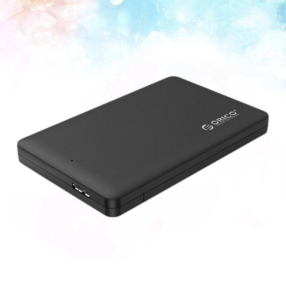 2577U3 USB3.0 Portable Disk Cartridge Miniature Computer Hard-disk Enclosure for Home Office School Black