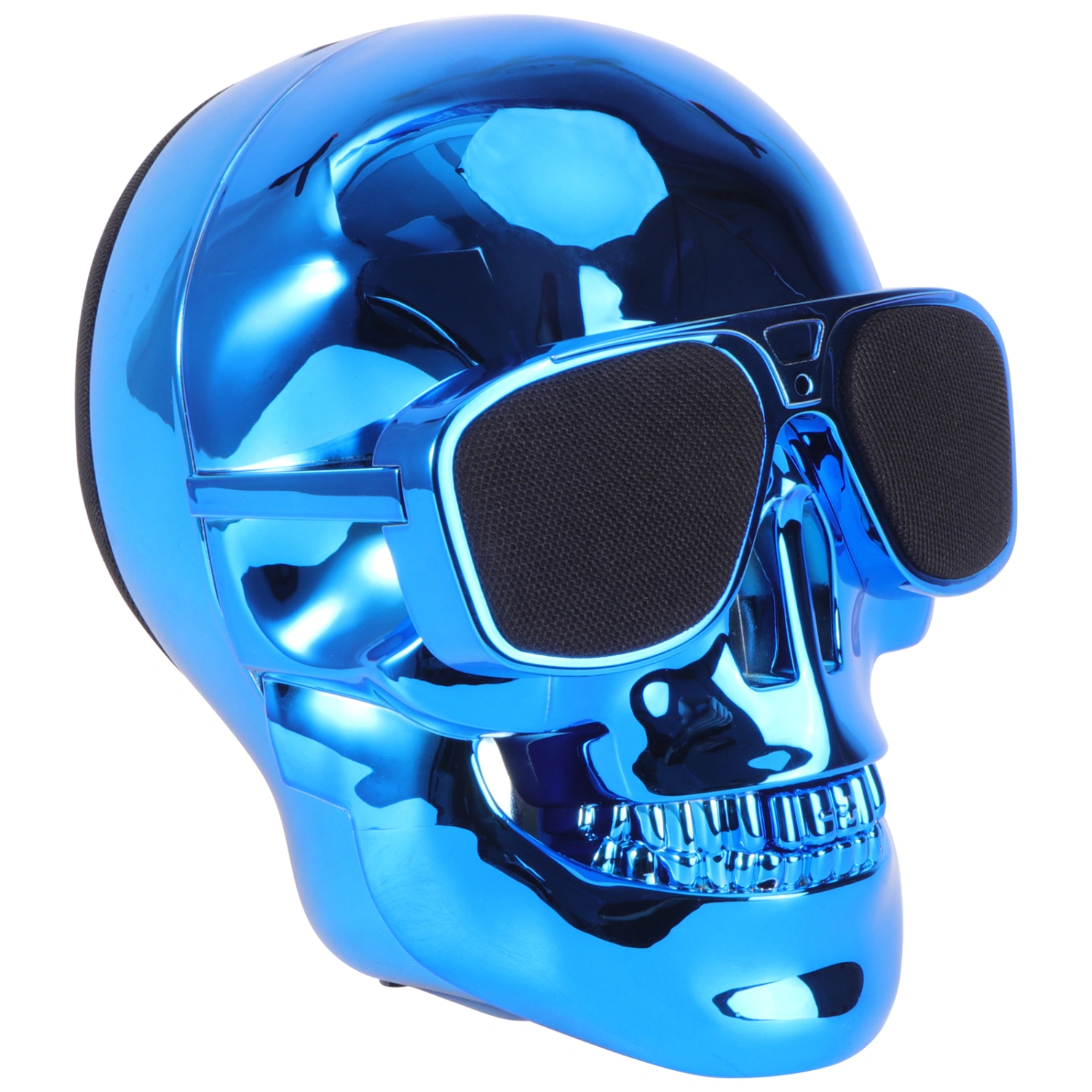 Skull Skeleton Speaker Ultra Portable WiredSpeaker for Desktop PC Laptop Notebook Mobile Phone MP3 MP4 Player 5W (Blue)