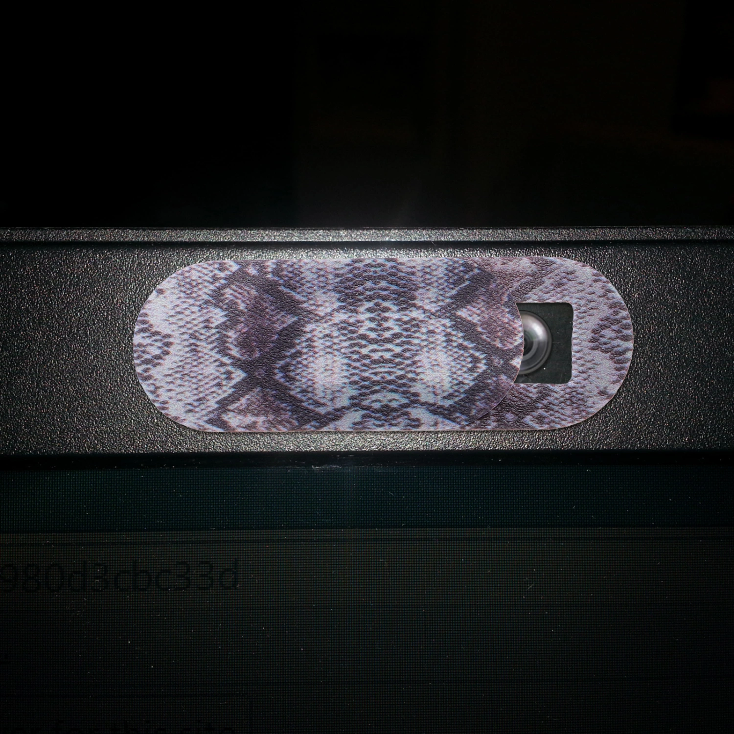 3pcs Computer Phone Webcam Covers Webcam Snakeskin Texture Protective Covers