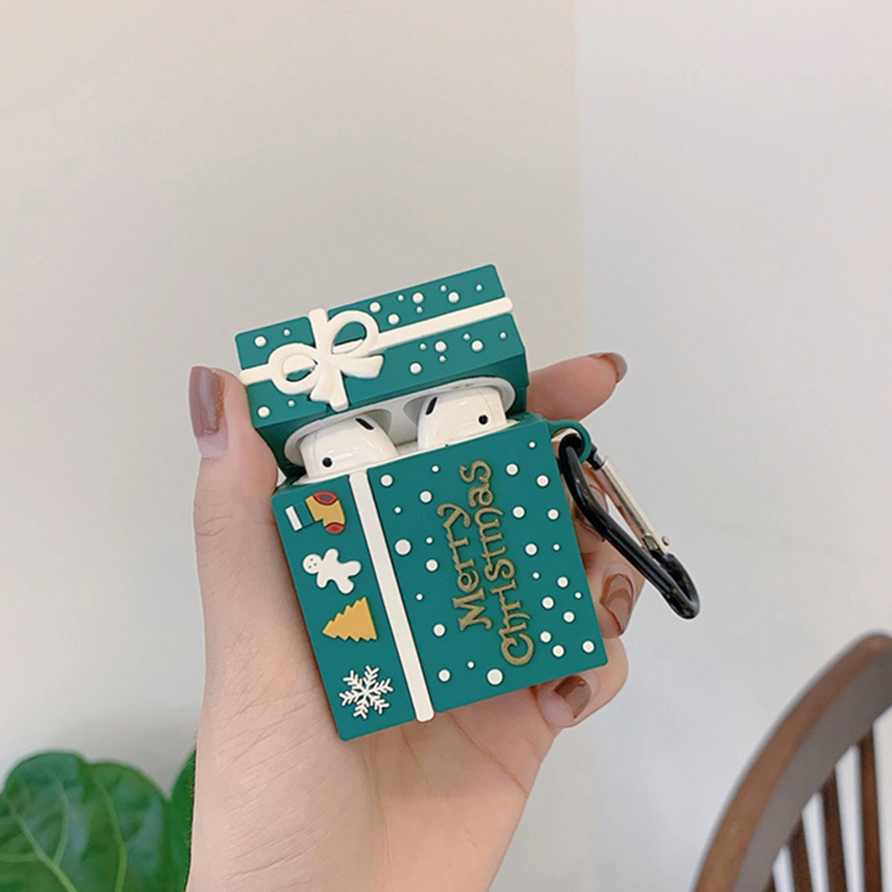 Wireless Headphone Case Christmas Theme Shell Compatible with Airpod 2/1