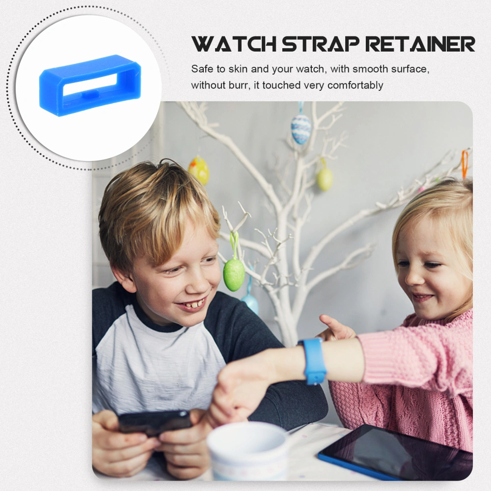 10Pcs Strap Fixing Loop Watchband Retainer Ring Watch Strap Holder Watch Strap Loop