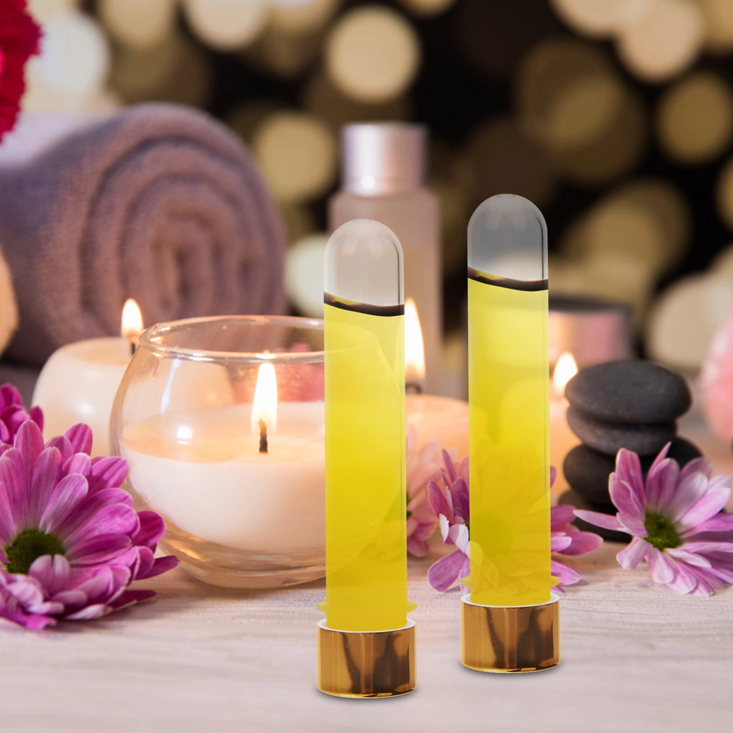10pcs Small Test Tubes Cosmetics Vials Sample Test Tubes Liquids Storage Vials(40ml)