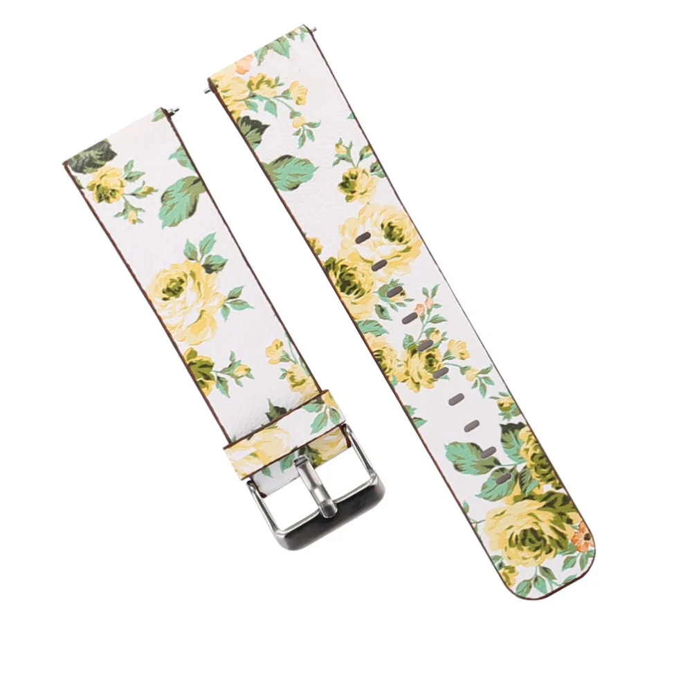 Smart Watch Strap Ethnic Style Small Floral Strap Compatible for Fitbit Versa