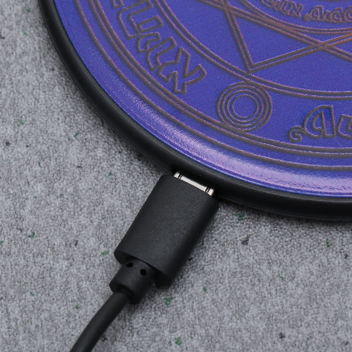 10W Array Wireless Charger Short Circuit Protection Fast Charger for Smart Phone (Blue)