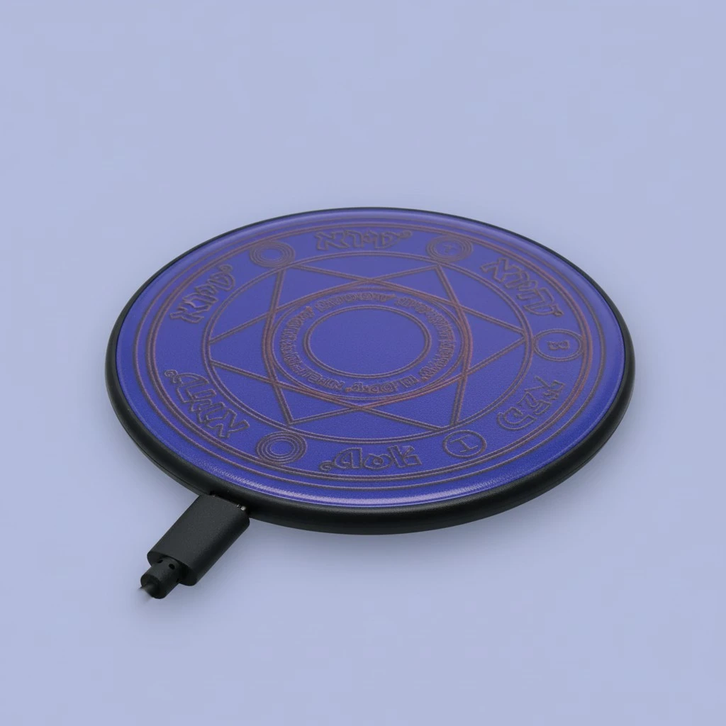 10W Array Wireless Charger Short Circuit Protection Fast Charger for Smart Phone (Blue)