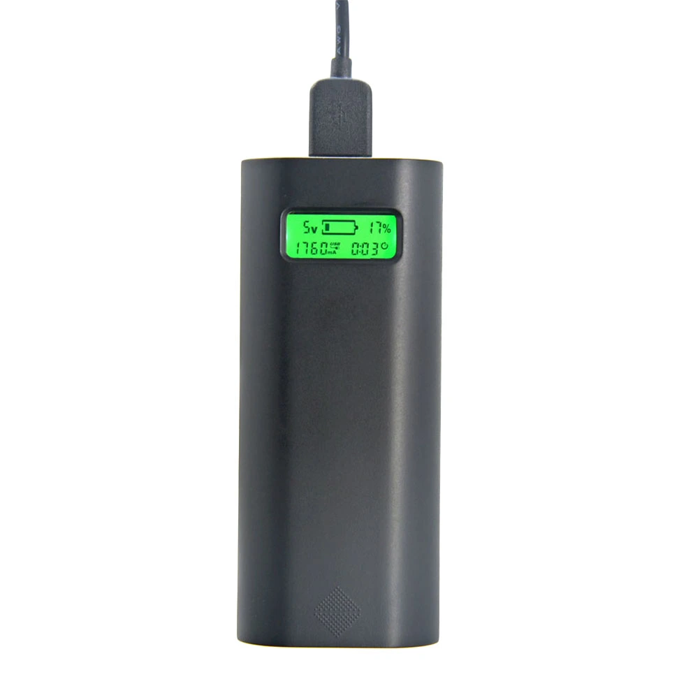 DIY Battery Power Bank Shell Box Portable 2x18650 External Battery Power Bank Case with LCD Display (No Battery)