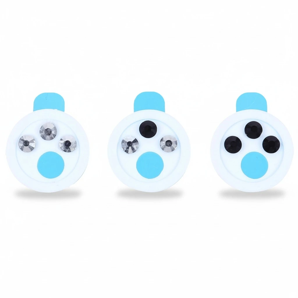 3 PCS Camera Cover Slide Blocker Round Anti-peeping Laptop Webcam Blocker