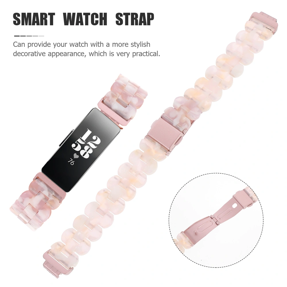 1pc Creative Resin Watch Strap Delicate Resin Watchband Pattern Watchband