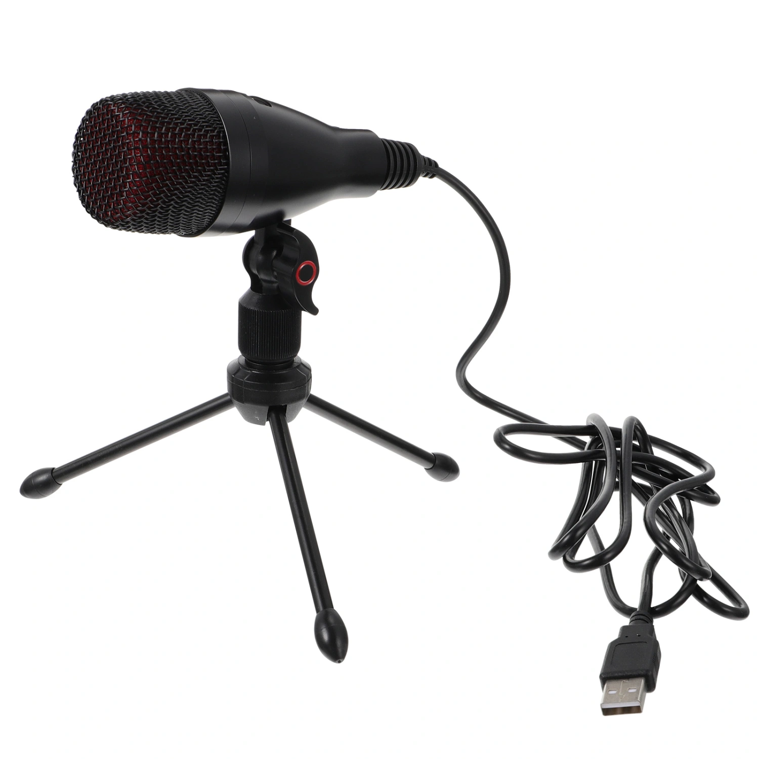 1 Set of USB Microphone Computer Recording Condenser Mic Gaming Microphone