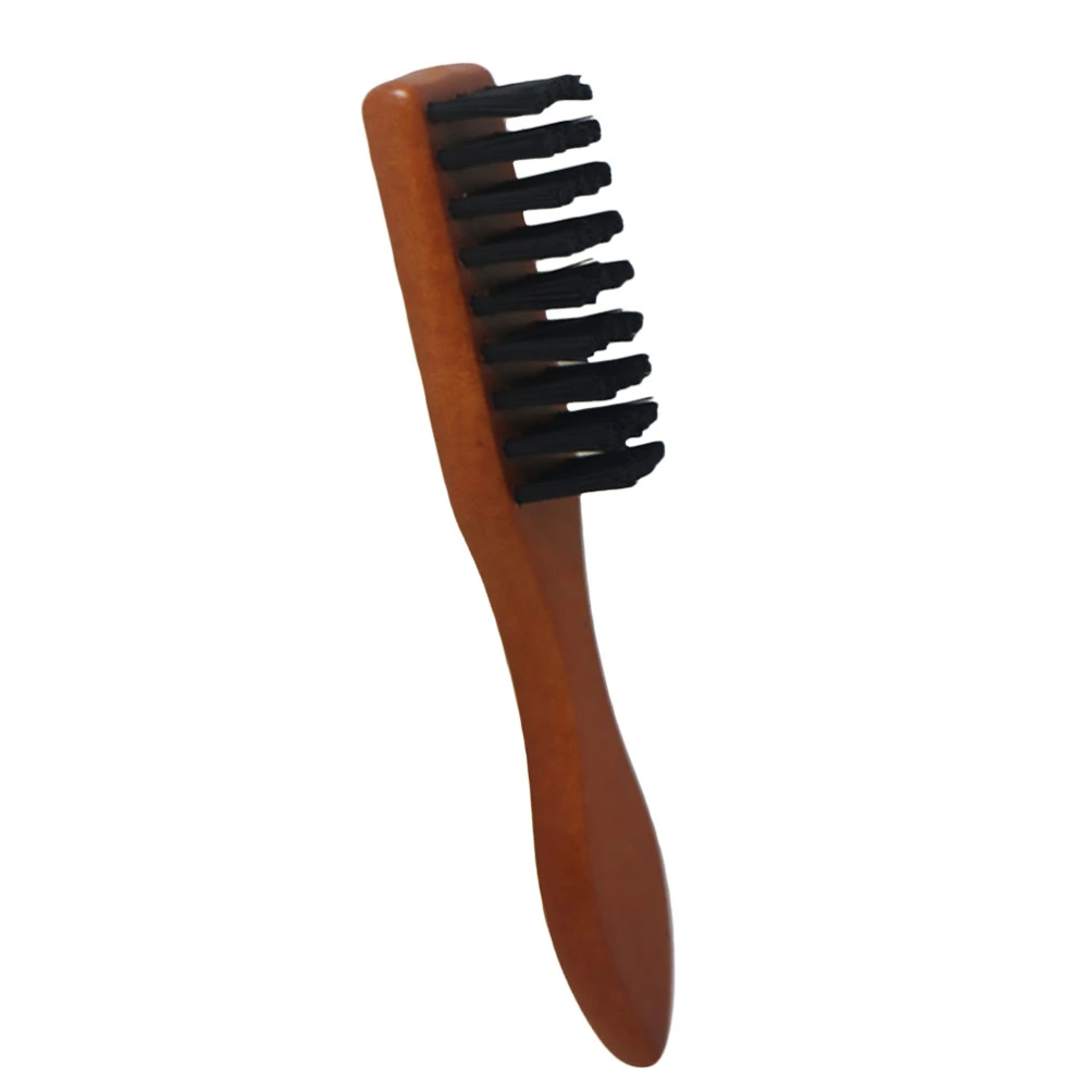 Broken Hair Brush Hair Style Design Beard Cleaning Brush Retro Wooden Handle Man Broken Hair Brush for Home Store