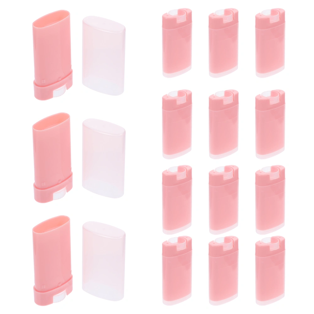 15Pcs Lip Balm Containers DIY Lipstick Holders Empty Lip Gloss Tubes Portable Lip Gloss Containers