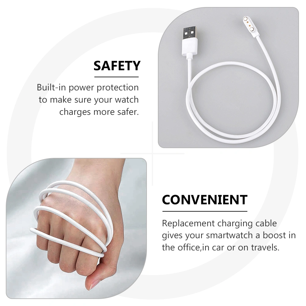 2pcs Smart Bracelet Watch Magnetic Charging Cable Universal Replacement Charger