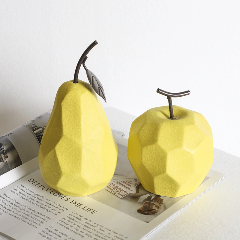 Modern Simple Ceramic Pear Ornament