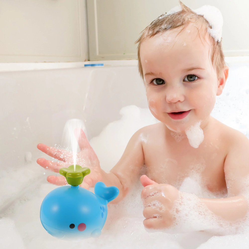 1 Set Whale Shaped Baby Bath Toys Sprinkler Bathtub Toys Spray Water Bath Toys