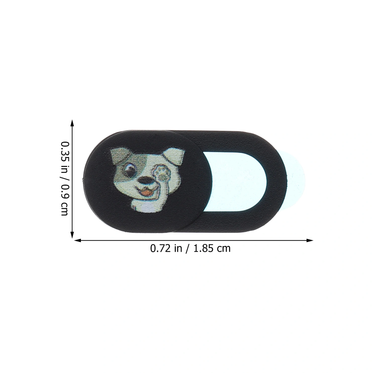 3 PCS Camera Cover Slide Blocker Dog Pattern Privacy Protection Webcam Cover
